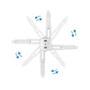 Infortisa Image 2 - Tooq PJ2012T-W Soporte Proyector Techo Blanco