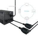 Infortisa Image 2 - Nanocable Cable Adaptador C14/M a CEE7/H, 25cm