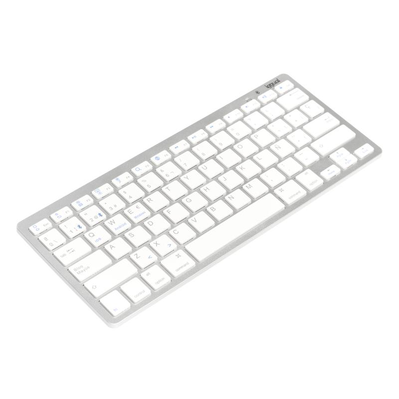Infortisa Image 1 - iggual Teclado Bluetooth Slim TKL-BT plata 2 canal