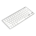 Infortisa Image 1 - iggual Teclado Bluetooth Slim TKL-BT plata 2 canal