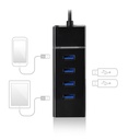 Infortisa Image 2 - Ewent E1137 HUB USB TIPO C 4 PUEROS USB 3.1