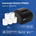 Infortisa Image 1 - iggual Impresora Térmica TP8002 USB+RS232+Ethernet