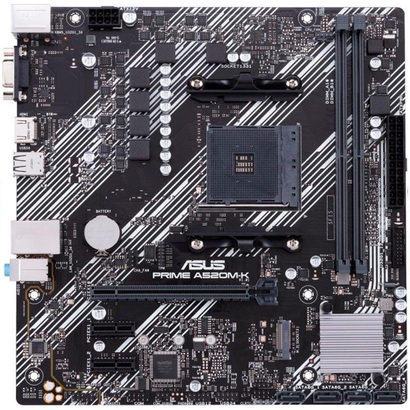 Infortisa Image 1 - Asus Placa Base PRIME A520M-K  mATX AM4