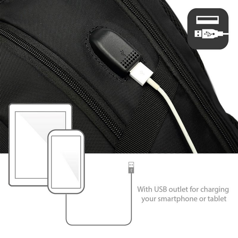 Infortisa Image 2 - EWENT EW2526 Mochila notebook 15.6" Con puerto USB