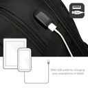 Infortisa Image 2 - EWENT EW2526 Mochila notebook 15.6" Con puerto USB