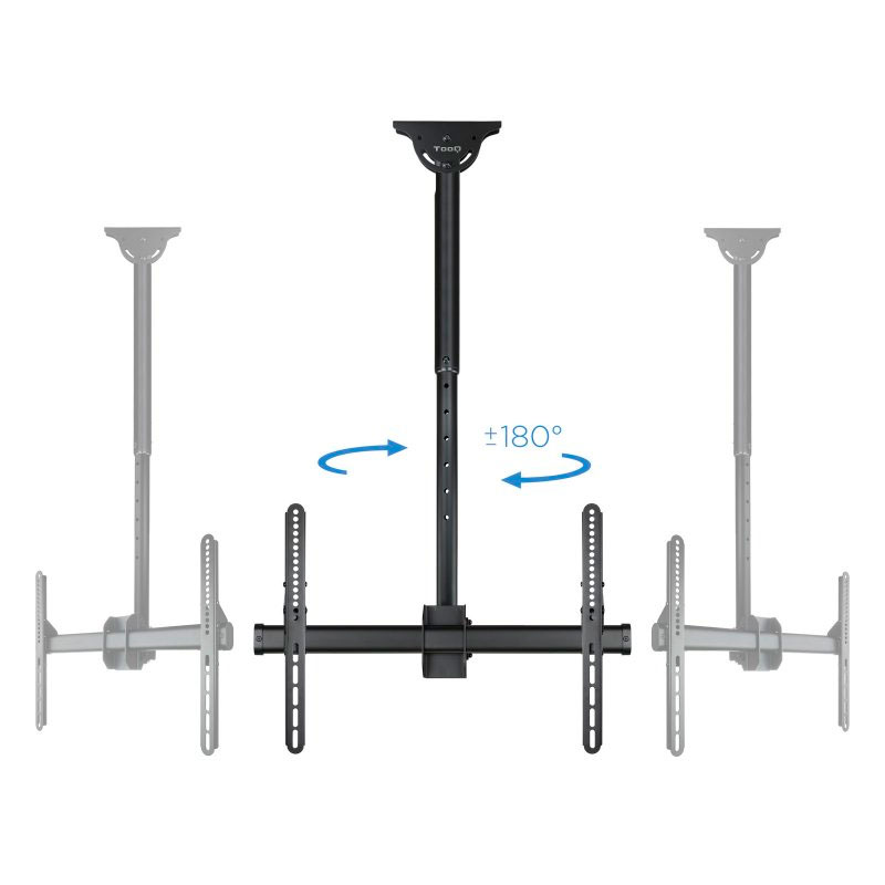 Infortisa Image 2 - Tooq LPCE1170TSLI-B Soporte techo TV 37"-70" Negro
