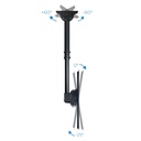 Infortisa Image 3 - Tooq LPCE1170TSLI-B Soporte techo TV 37"-70" Negro