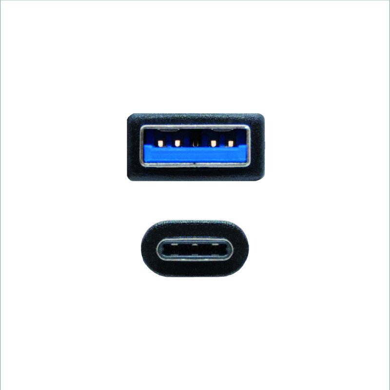 Infortisa Image 2 - Nanocable Cable USB 3.1 Gen2 USB-C/M-A/M 0,5 M