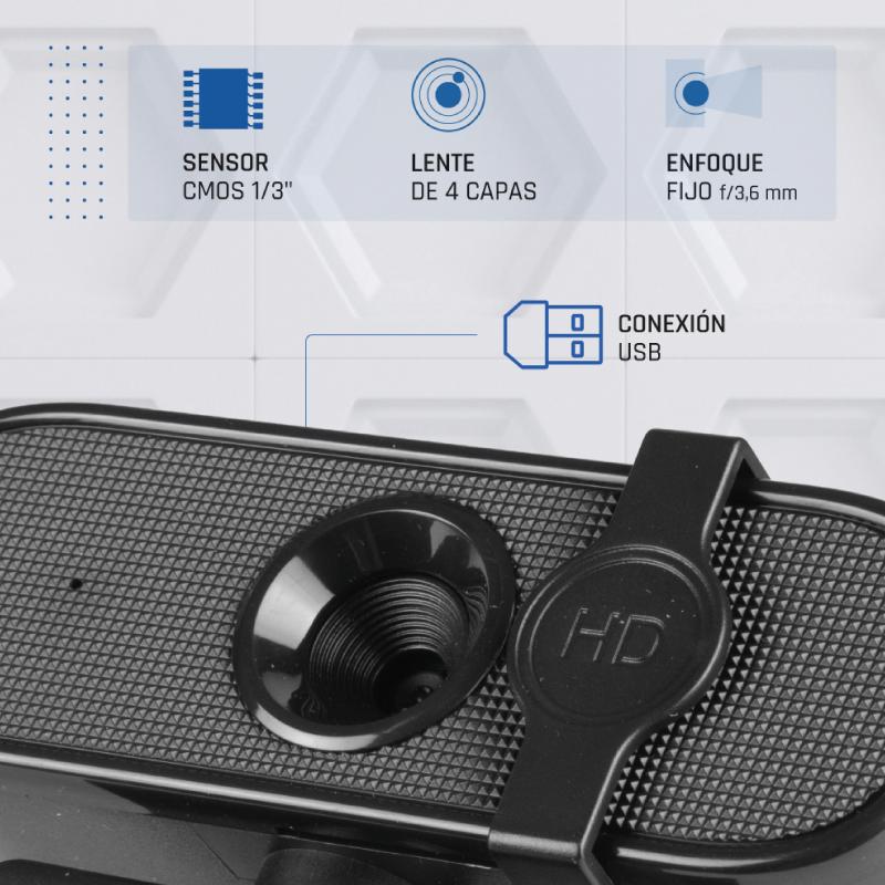 Infortisa Image 2 - iggual Webcam USB FHD 1080p WC1080 Quick View