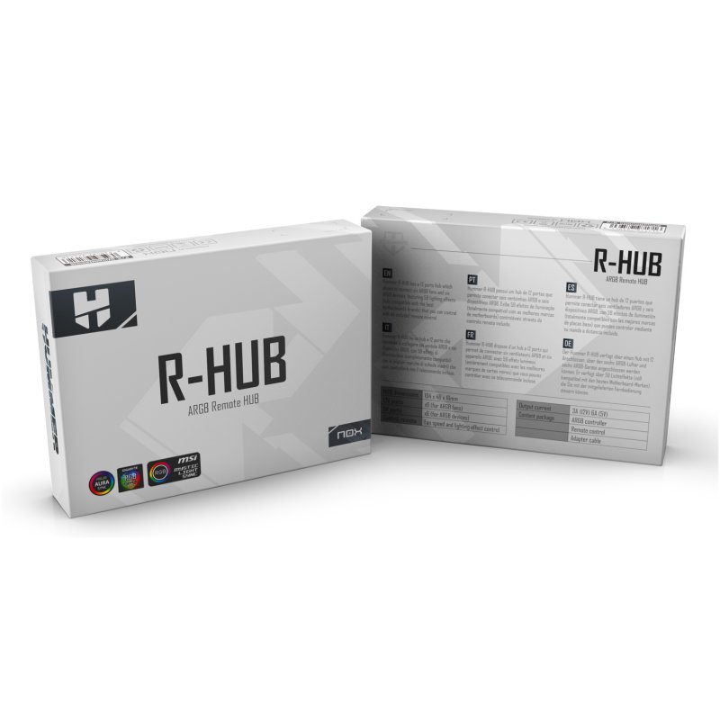 Infortisa Image 3 - Nox HUMMER R-HUB Controlador ARGB Led/Ref.