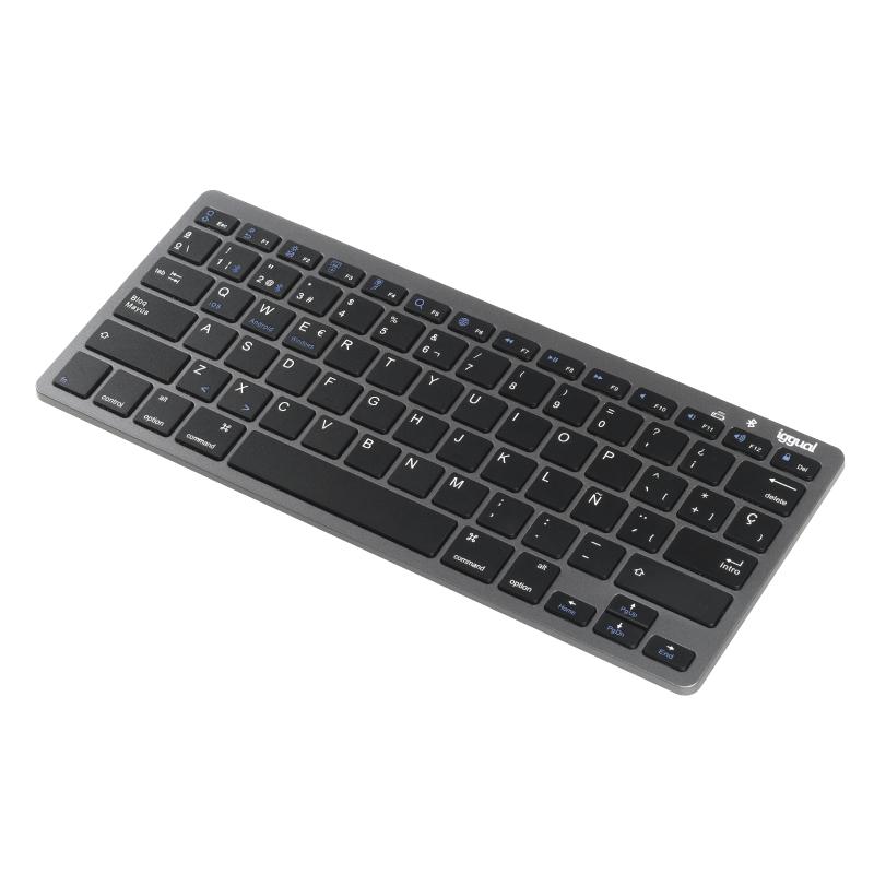 Infortisa Image 1 - iggual Teclado Bluetooth Slim TKL-BT negro 2 canal