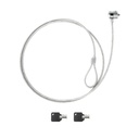 Infortisa Image 1 - Tooq Cable de seguridad con llave 1.5 metros