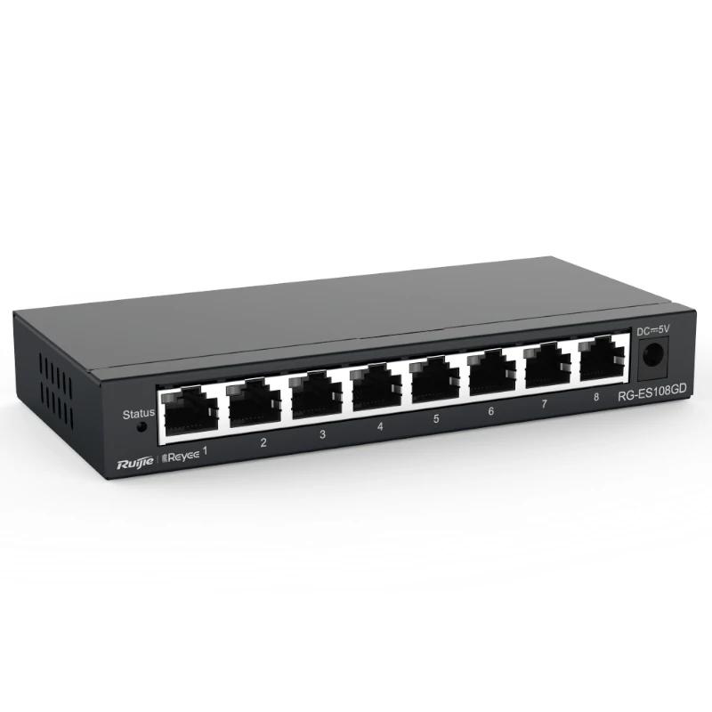 Infortisa Image 2 - Reyee Unmanaged Switch 8xGb RJ45 Steel Case