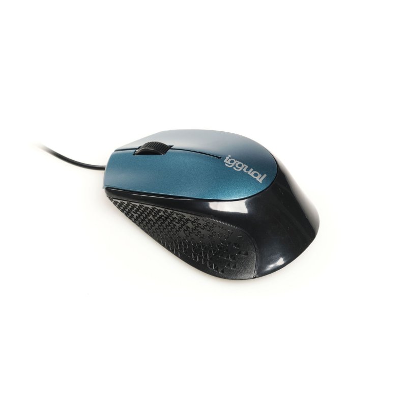 Infortisa Image 2 - iggual Ratón óptico COM-ERGONOMIC-R-800DPI azul