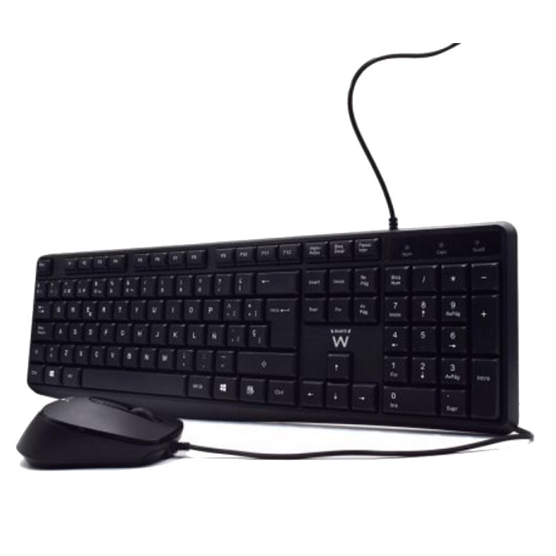 Infortisa Image 1 - Ewent EW3006 kit teclado+ raton escrit. silenciosa