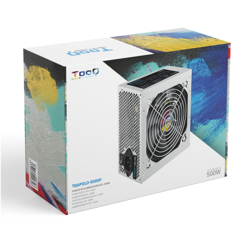 Infortisa Image 3 - Tooq Fuente Alimentación TQAPOLO-500SP 500W PFC
