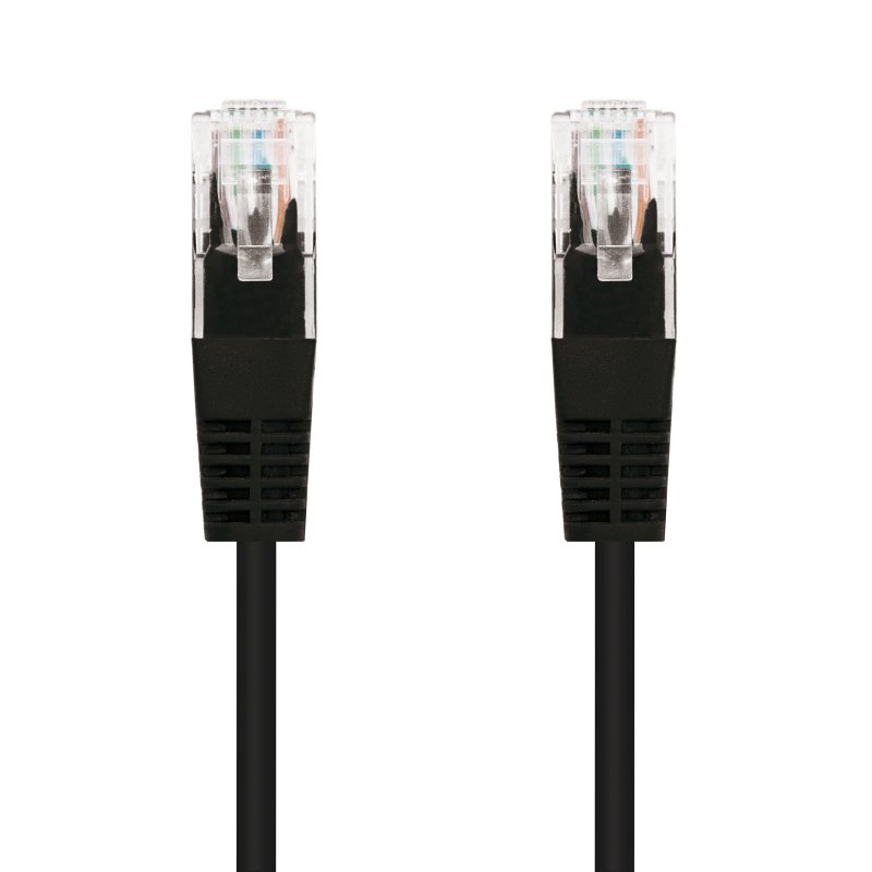 Infortisa Image 1 - Nanocable Latiguillo Cat.6 UTP 30cm Negro