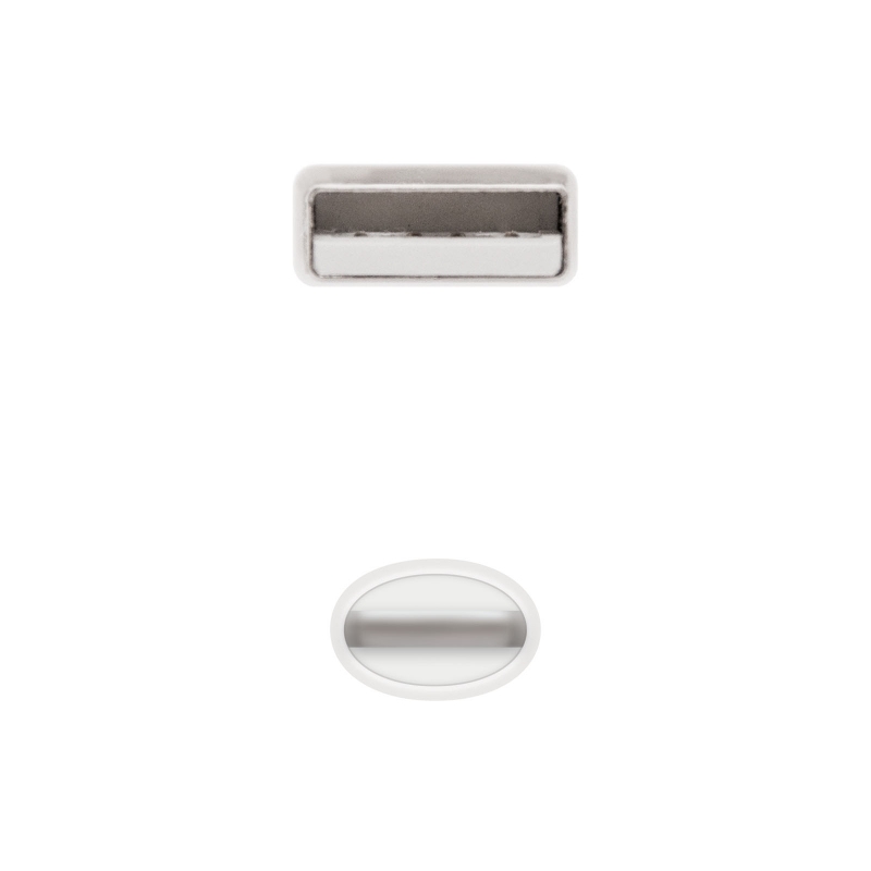 Infortisa Image 2 - Nanocable Cable de datos/carga LIGHTNING/USB 1 M