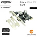 Infortisa Image 2 - approx! APPPCIE2S Tarj. Cont. 2 Serie PCI-E LP&HP