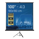 Infortisa Image 2 - iggual Pantalla 100" 180x180 cm 1:1 trípode+bolsa
