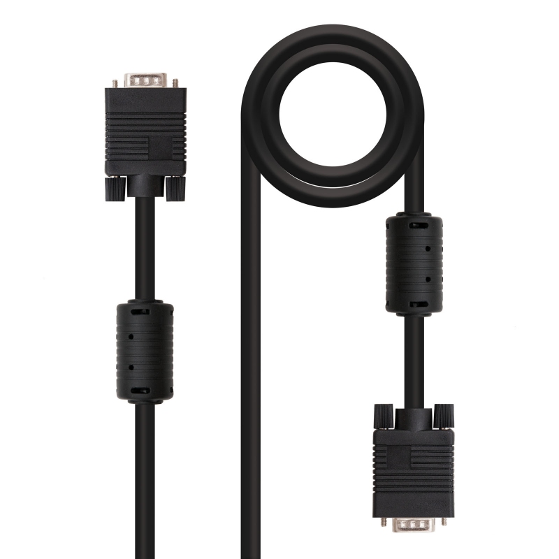Infortisa Image 1 - Nanocable Cable Conmutador Vga 10 M Negro