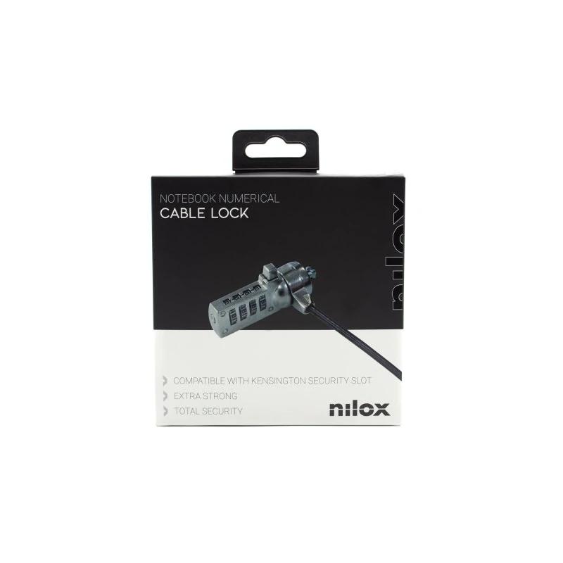 Infortisa Image 2 - Nilox Candado Seguridad con combinacion 1.8m