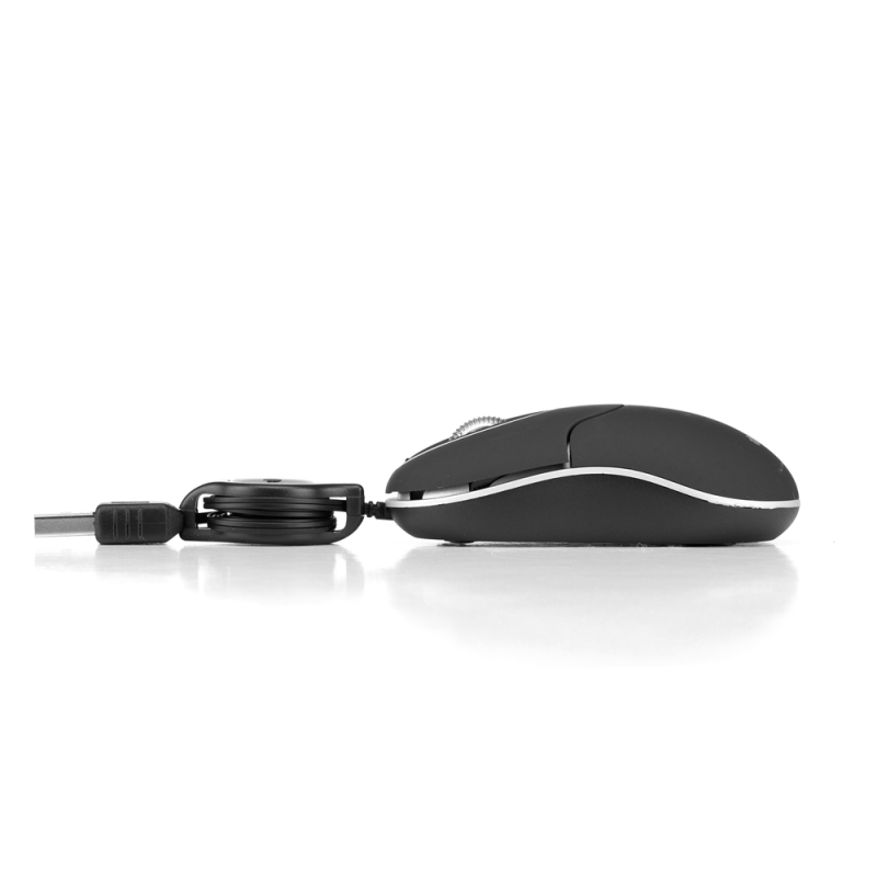 Infortisa Image 3 - NGS Ratón Retráctil SINBLACK 1000dpi Negro