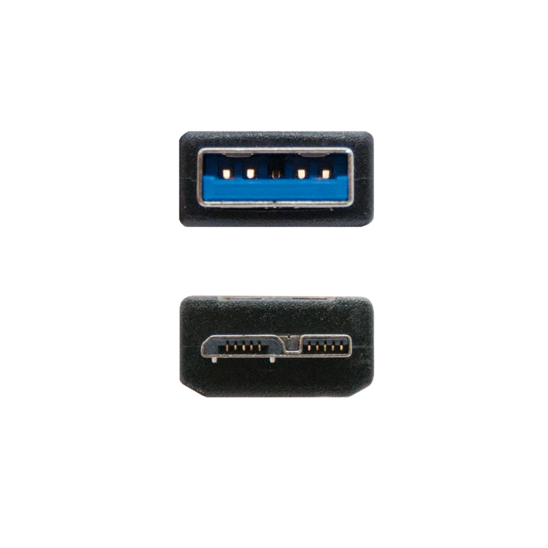 Infortisa Image 2 - Nanocable Cable USB 3.0 Tipo A/macho-MicroUsb/B 2m