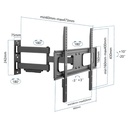 Infortisa Image 1 - iggual SPTV13 Soporte TV pared Full 37-75" 50 kg