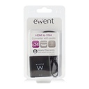Infortisa Image 2 - EWENT EW9864 Adaptador Hdmi/Vga con Audio