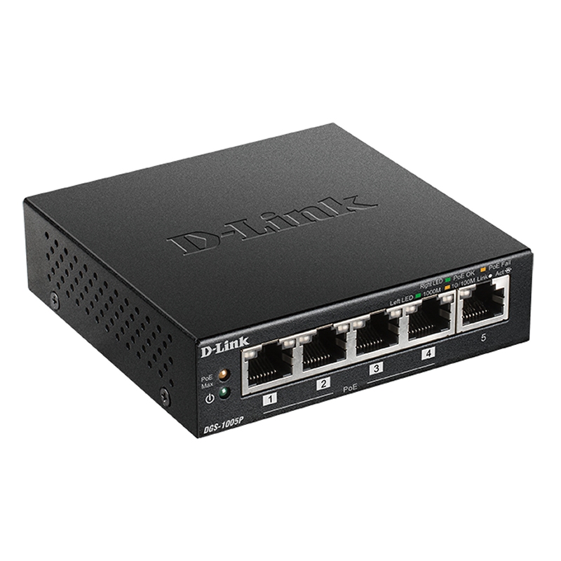 Infortisa Image 2 - D-Link DGS-1005P Switch 5xGB 4xPoE