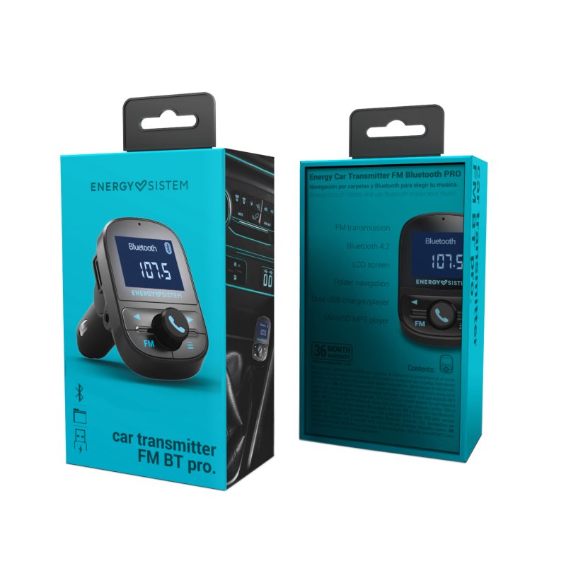 Infortisa Image 3 - Energy Sistem Car Transmitter FM Bluetooth PRO
