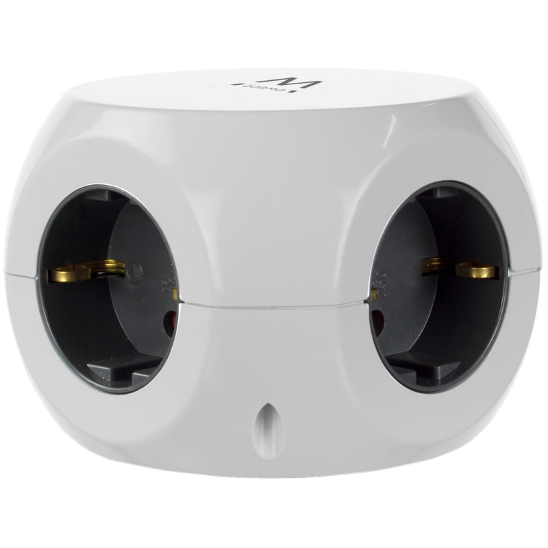Infortisa Image 2 - Ewent EW3939 REGLETA CUBO 3 TOMAS/3 USB BLANCO