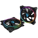 Infortisa Image 1 - Deepgaming Ventilador aux. IRIS 12CM A-RGB DOBLE