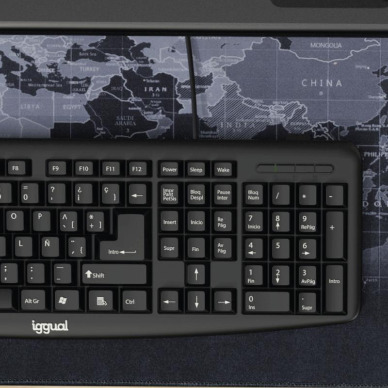 Infortisa Image 3 - iggual Teclado USB estándar CK-BASIC-105T negro