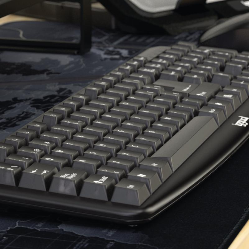 Infortisa Image 4 - iggual Teclado USB estándar CK-BASIC-105T negro