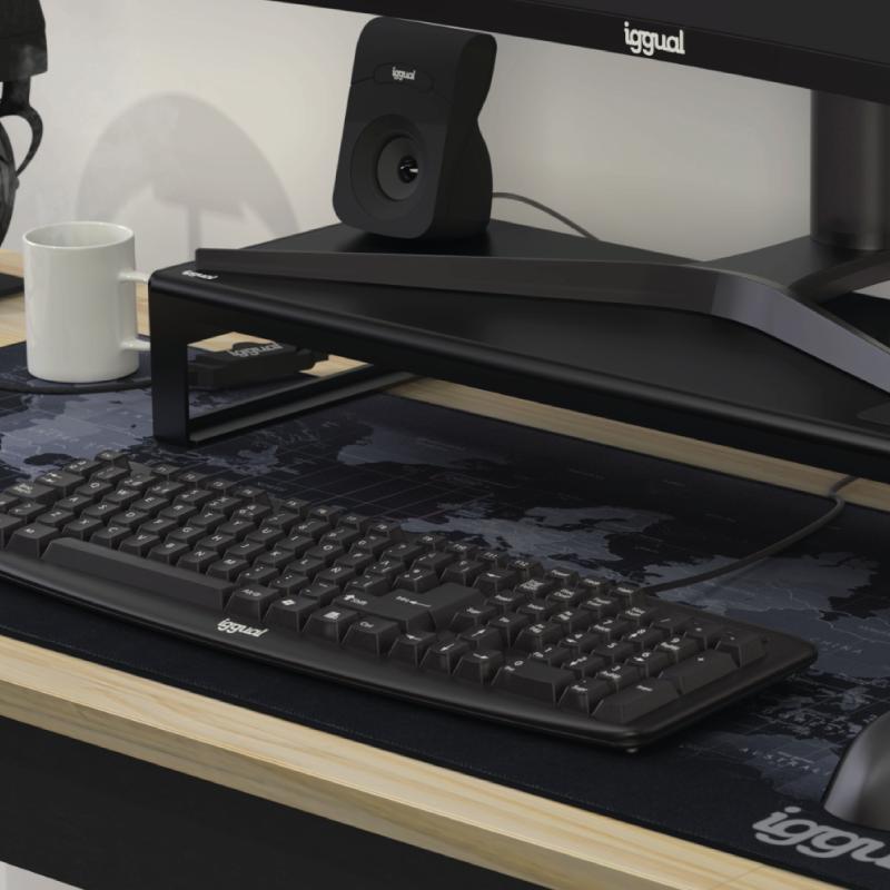 Infortisa Image 5 - iggual Teclado USB estándar CK-BASIC-105T negro