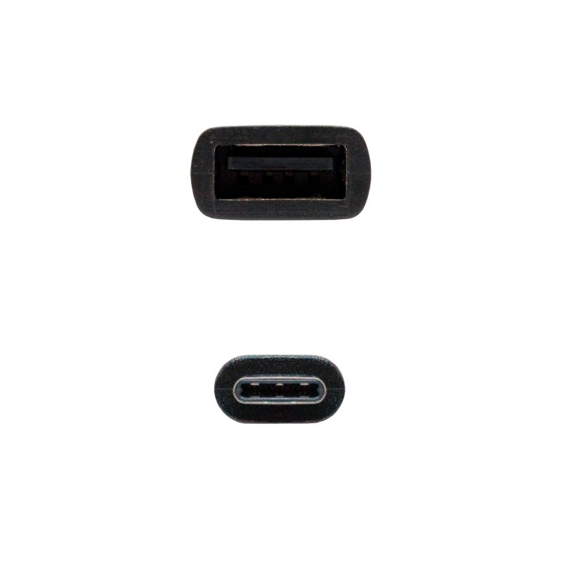 Infortisa Image 3 - Nanocable Cable USB 2.0 3A, USB-C/M-A/F, 15cm