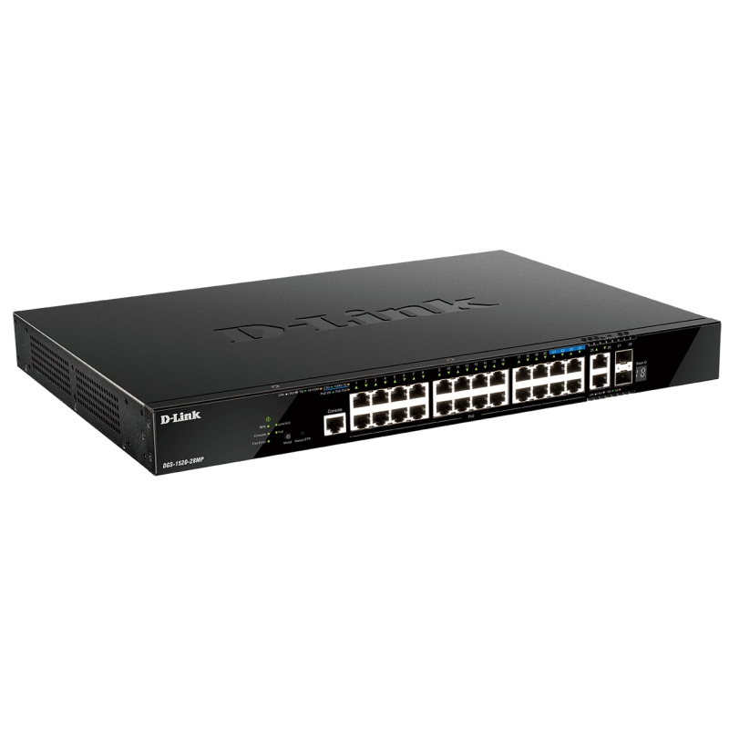 Infortisa Image 1 - D-Link DGS-1520-28MP Switch 20xGbE 4x2.5GbE 2x10GE
