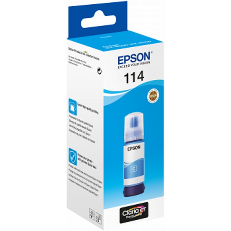 Infortisa Image 1 - Epson Botella Tinta Ecotank 114 Cyan