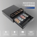 Infortisa Image 2 - iggual Cajón Portamonedas IRON-15 37cm 4+8 negro
