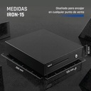 Infortisa Image 4 - iggual Cajón Portamonedas IRON-15 37cm 4+8 negro