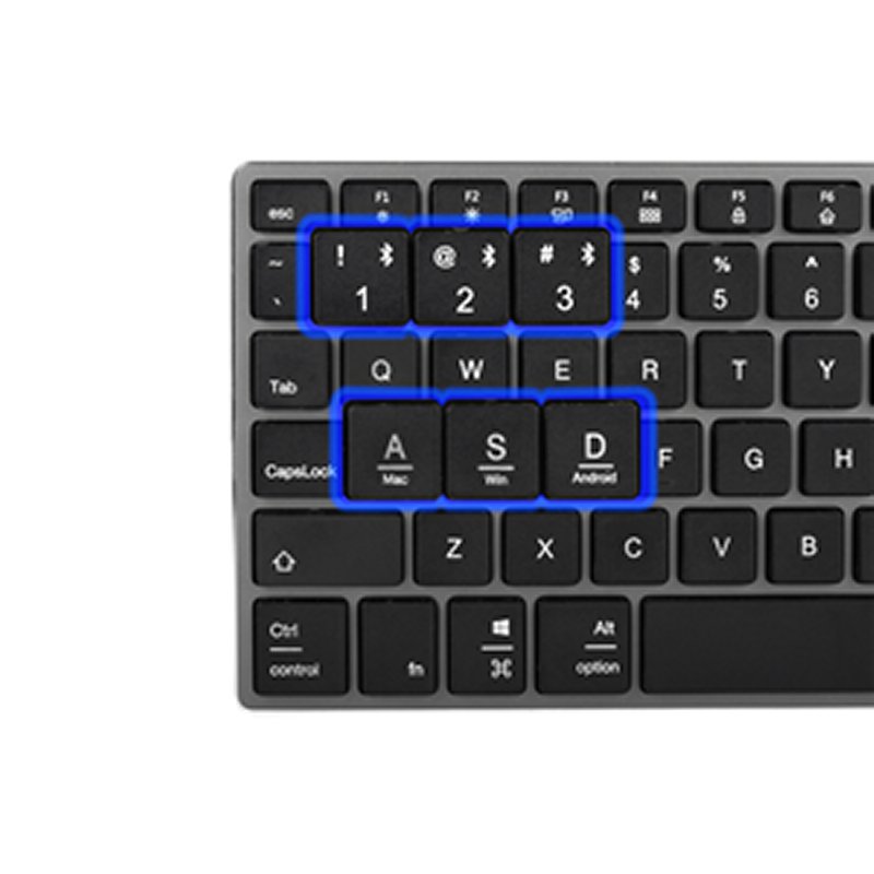 Infortisa Image 2 - NGS  FORTUNE Teclado inala. multidispositivo  BT