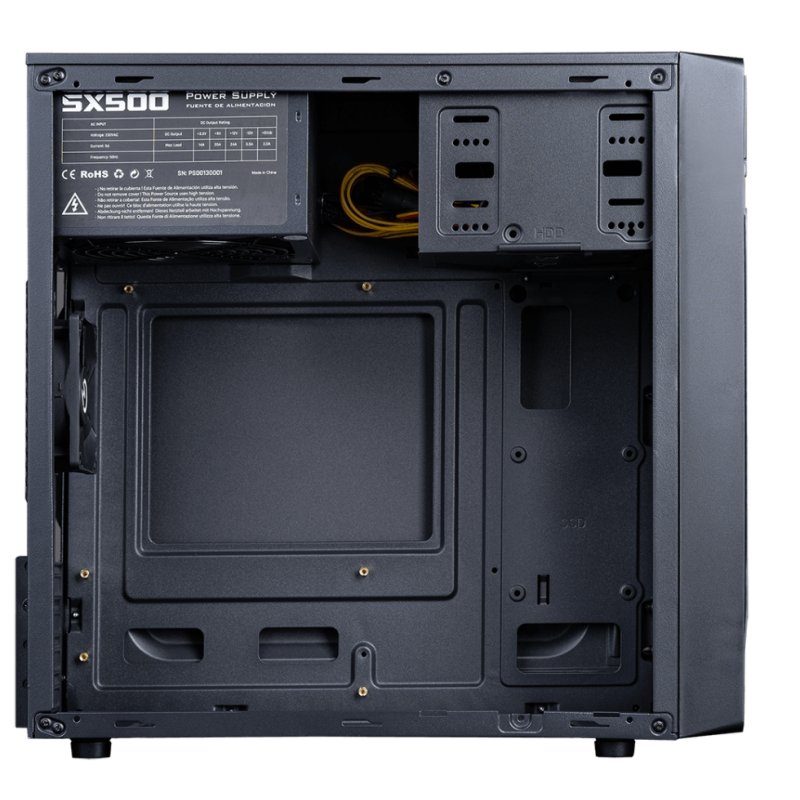 Infortisa Image 3 - Hiditec caja MicroAtx Q2 PRO 2 USB 3,0+C.READER
