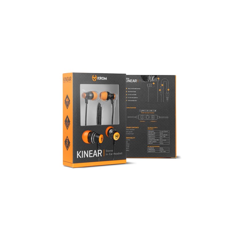 Infortisa Image 3 - KROM Auriculares Gaming Kinear multiplat.