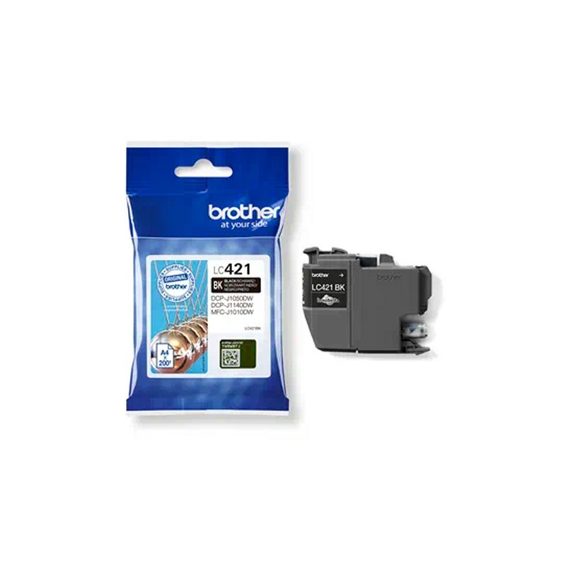 Infortisa Image 1 - Brother Cartucho LC421BK Negro