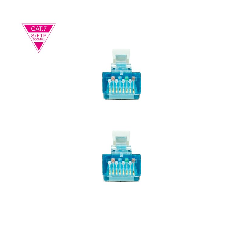 Infortisa Image 2 - Nanocable Latiguillo Cat. 7 LSZH/SFTP 10 M Gris