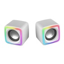 Infortisa Image 2 - MARS GAMING Altavoces MSCUBE Premium 8W White