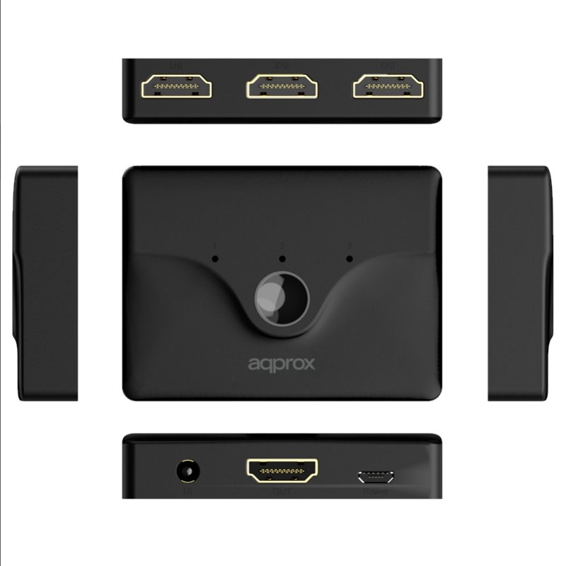 Infortisa Image 2 - Approx Switch Hdmi 4K/30HZ 3P 4K