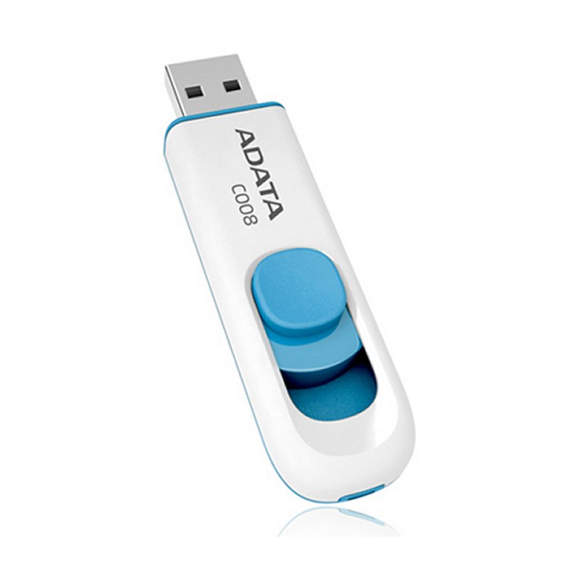 Infortisa Image 1 - ADATA Lapiz Usb C008 64GB USB 2.0 Blanco/Azul
